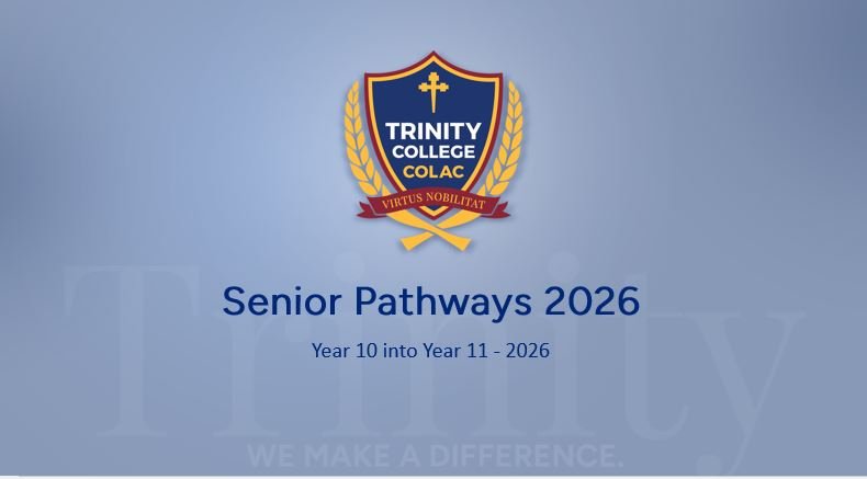 Senior Pathways Information - Year 10 into Year 11 2026